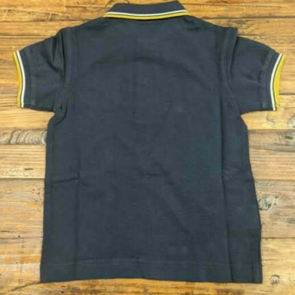 COPY - Fred Perry Kids Twin Tipped Polo, Navy/Gold/White - Picture 2 of 2